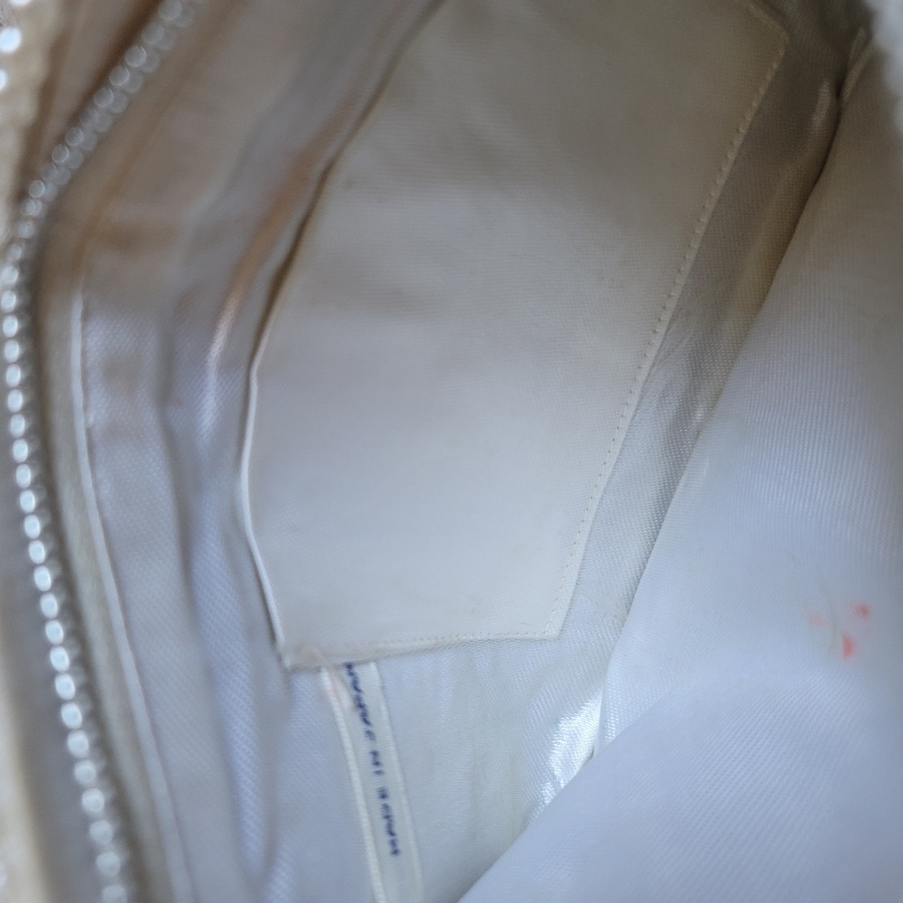 Vintage 50s Pearl Beaded Made In JAPAN Evening Bag Clutch - Picture 7 of 12